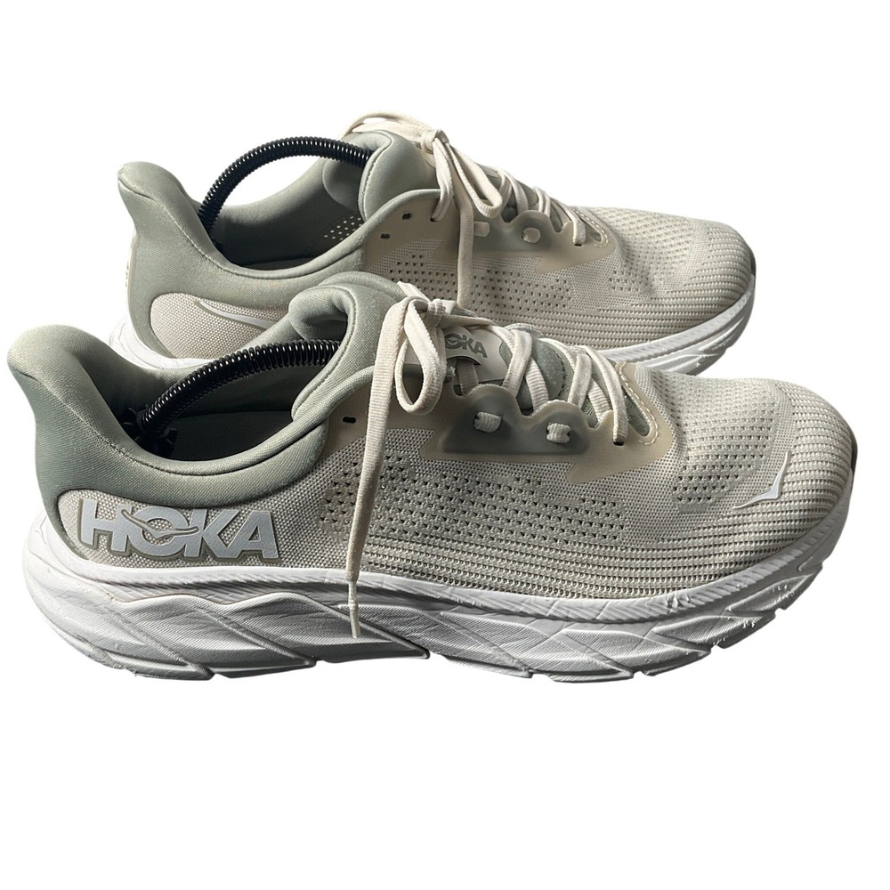 Hoka Arahi 7 Wide Mens Running Shoes Oat Milk Barley 1147870 OKB Size 10.5 2E